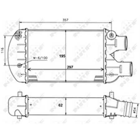 30122A Kompressoriõhu radiaator NRF