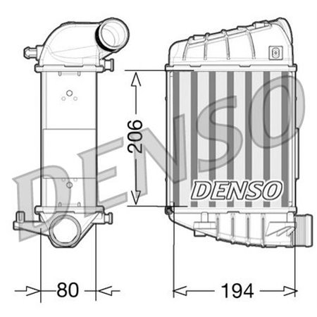 DIT02028 Kompressoriõhu radiaator DENSO