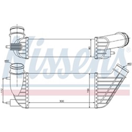 96609 Kompressoriõhu radiaator NISSENS