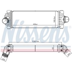 961230 Charge Air Cooler NISSENS - Top1autovaruosad