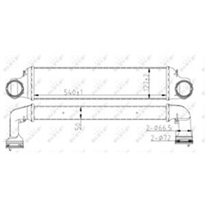 NRF 30165A Intercooler fits: BMW 3 (E46), X3 (E83) 2.0D/3.0D 09.01 12.07