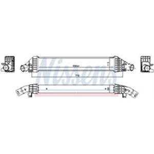 961582 Charge Air Cooler NISSENS - Top1autovaruosad