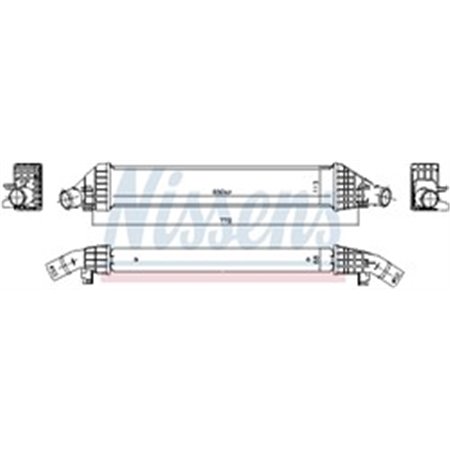 961582 Charge Air Cooler NISSENS