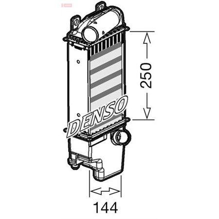 DIT50013 Kompressoriõhu radiaator DENSO