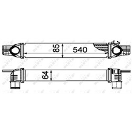 30254 Charge Air Cooler NRF