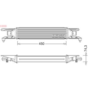 DIT01007 Kompressoriõhu radiaator DENSO - Top1autovaruosad