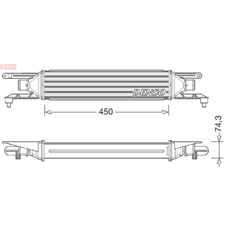 DIT01007 Charge Air Cooler DENSO