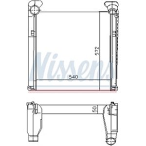 97007 Kompressoriõhu radiaator NISSENS - Top1autovaruosad