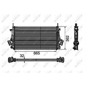 NRF 30796 Intercooler fits: CHEVROLET MALIBU; OPEL INSIGNIA A, INSIGNIA A C