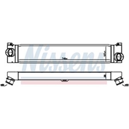 96623 Charge Air Cooler NISSENS