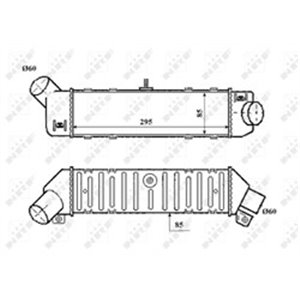 NRF 30413 Intercooler fits: SEAT CORDOBA, CORDOBA VARIO, IBIZA II; VW CADDY