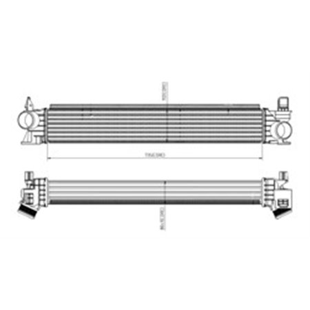 309033 Kompressoriõhu radiaator NRF