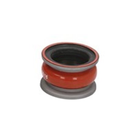 FE46468 Intercooler hose (intake side, 56mm/80mmx55mm, red) fits: DAF CF