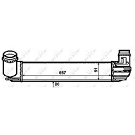 30481 Kompressoriõhu radiaator NRF