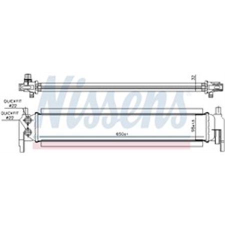 65318 Radiaator,mootorijahutus NISSENS