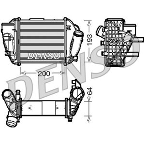 DIT02005 Intercooler fits: AUDI A4 B6 2.5D 11.00 12.05
