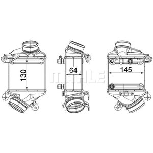 CI 187 000P Vahejahuti sobib: BMW 5 (F10), 5 (F11), 5 GRAN TURISMO (F07), 6 (