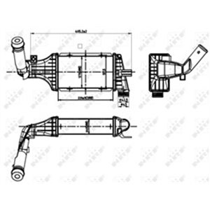 NRF 30427 Intercooler fits: OPEL ASTRA G, ASTRA G CLASSIC, ZAFIRA A 1.7D/2.