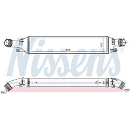 96298 Charge Air Cooler NISSENS