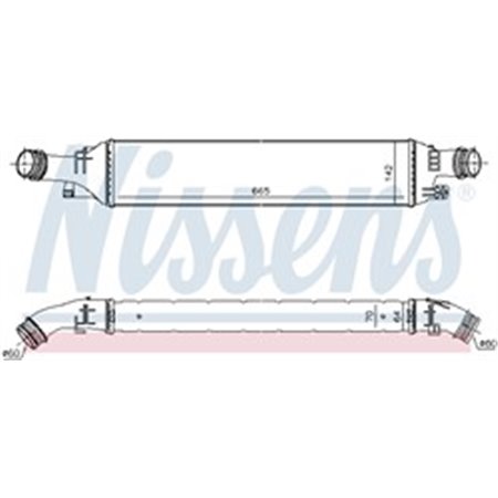NISSENS 96298 - Intercooler fits: AUDI Q3 2.0/2.0D 06.11-10.18