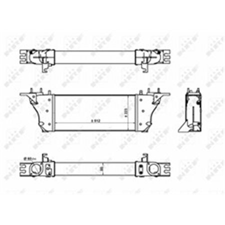 30928 Kompressoriõhu radiaator NRF