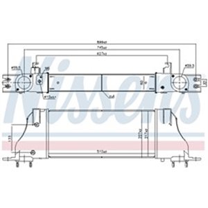 961251 Kompressoriõhu radiaator NISSENS - Top1autovaruosad