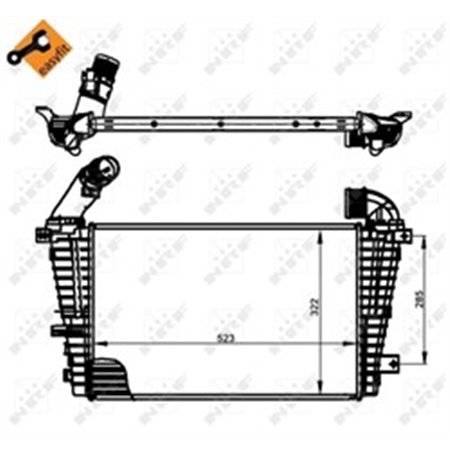 30302 Kompressoriõhu radiaator NRF