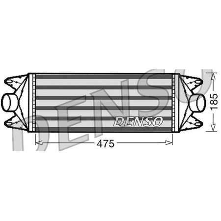 DIT12001 Kompressoriõhu radiaator DENSO