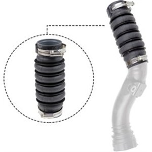 GAT09-1150 Intercooler hose (diameter 51mm, length 176mm, black) fits: RENAU