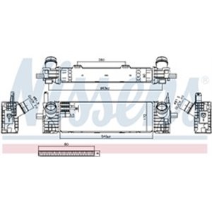 NIS 961591 Intercooler fits: BMW X3 (G01, F97), X4 (G02, F98) 2.0D/2.0DH 08.