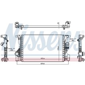 961559 Интеркулер NISSENS - Top1autovaruosad