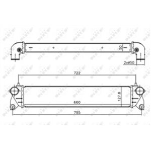 NRF 30369 Vahejahuti sobib: FIAT SEDICI SUZUKI SX4 1.9D 06.06 