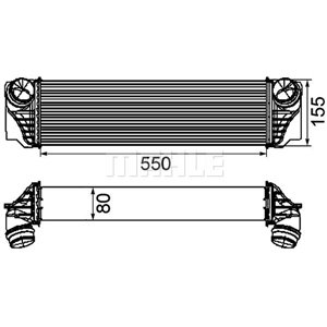 CI 184 000P Charge Air Cooler MAHLE - Top1autovaruosad