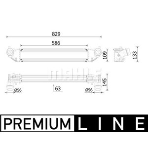 CI 620 000P Kompressoriõhu radiaator MAHLE - Top1autovaruosad