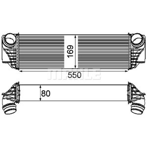 CI 185 000P Kompressoriõhu radiaator MAHLE - Top1autovaruosad