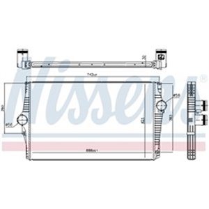 96601 Kompressoriõhu radiaator NISSENS - Top1autovaruosad