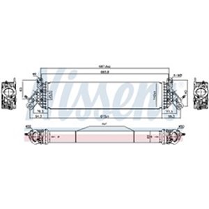 961545 Kompressoriõhu radiaator NISSENS - Top1autovaruosad