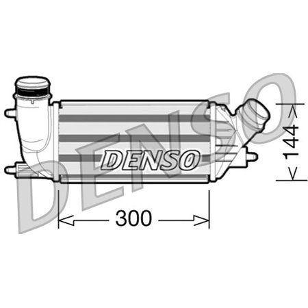 DIT07001 Kompressoriõhu radiaator DENSO