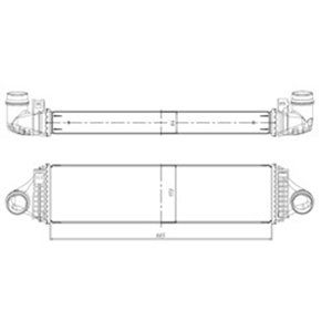 NRF 309067 Vahejahuti sobib: VOLVO V40 2.0/2.0D 05.14 