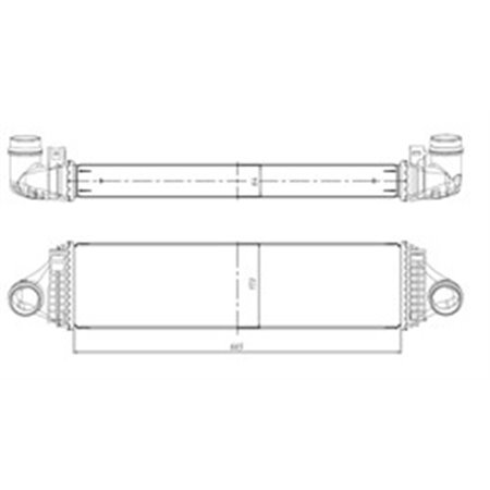 309067 Kompressoriõhu radiaator NRF