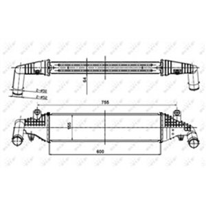 NRF 30364 Vahejahuti sobib: FORD C MAX II, FOCUS C MAX, FOCUS II, MONDEO IV