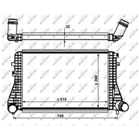 30915 Kompressoriõhu radiaator NRF