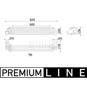 CI 615 000P Интеркулер MAHLE - Top1autovaruosad