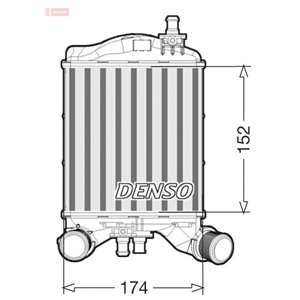 DIT09111 Kompressoriõhu radiaator DENSO - Top1autovaruosad