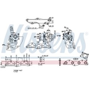 NIS 93345 Turbocharger (New, with gasket set) fits: MINI (R50, R53) TOYOTA