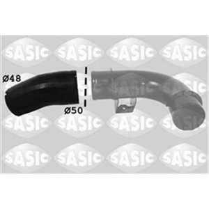 SAS3336330 Intercooler hose (exhaust side, diameter 48mm, black) fits: FIAT 