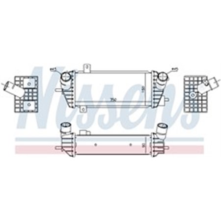 961493 Charge Air Cooler NISSENS