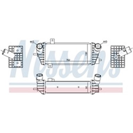 NISSENS 961493 - Intercooler fits: HYUNDAI TUCSON KIA SPORTAGE IV 1.7D 06.15-