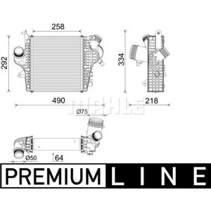 CI 637 000P Ladda Luftkylare MAHLE - Top1autovaruosad