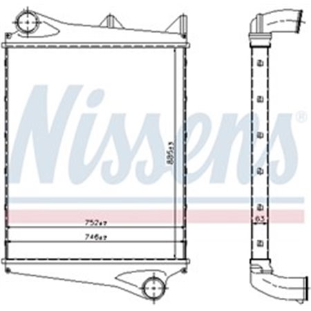 96966 Charge Air Cooler NISSENS